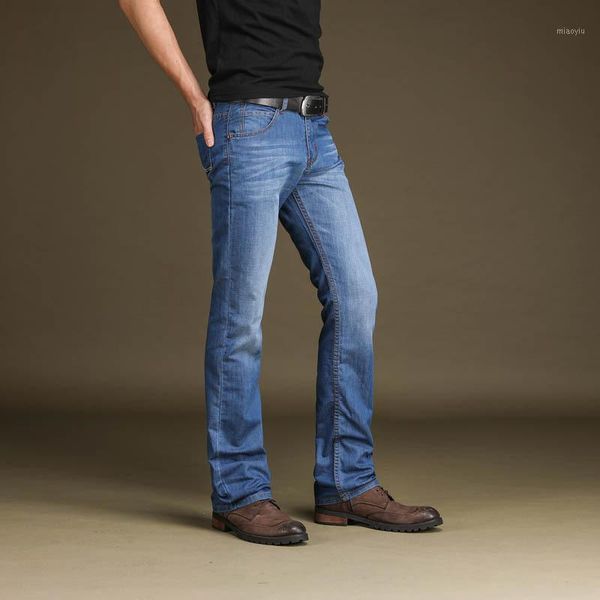 mens spring summer flared jeans thin denim pants slim slightly flare trousers boot cut fit jeans trousers business casual1, Blue
mens spring summer flared jeans thin denim pants slim slightly flare trousers boot cut fit jeans trousers business casual1, Blue