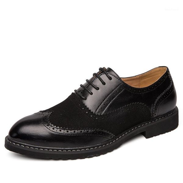 2020 new italian style men formal leather shoe gentleman dress suit shoes wing tip full brogue wedding party oxfords zh1001041, Black
2020 new italian style men formal leather shoe gentleman dress suit shoes wing tip full brogue wedding party oxfords zh1001041, Black