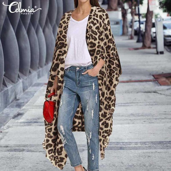 plus size s-5xl celmia new fashion autumn women leopard kimono cardigan open front long sleeve long knitted sweaters pull femme1, White
plus size s-5xl celmia new fashion autumn women leopard kimono cardigan open front long sleeve long knitted sweaters pull femme1, White