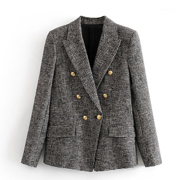 women's suits & blazers double breasted women fashion casual houndstooth jackets elegant long sleeve female ladies jad1, White;black
women's suits & blazers double breasted women fashion casual houndstooth jackets elegant long sleeve female ladies jad1, White;black
