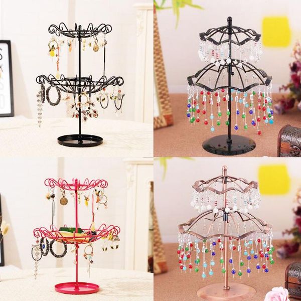szanbana double creative earring holder european princess jewelry showcase umbrella nacklace storage rack tree display stand, Pink;blue
szanbana double creative earring holder european princess jewelry showcase umbrella nacklace storage rack tree display stand, Pink;blue