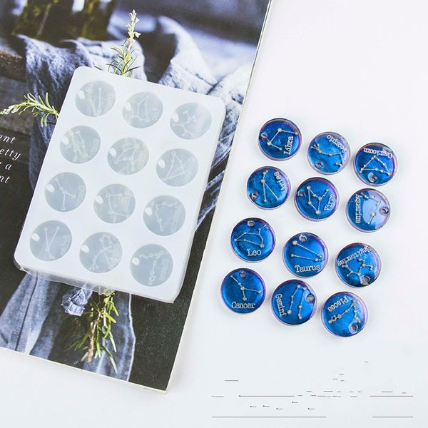 silicone mould pendant making jewelry craft pattern die diy twelve constellations tool key buckle little round card molds 7 5jj k2
silicone mould pendant making jewelry craft pattern die diy twelve constellations tool key buckle little round card molds 7 5jj k2