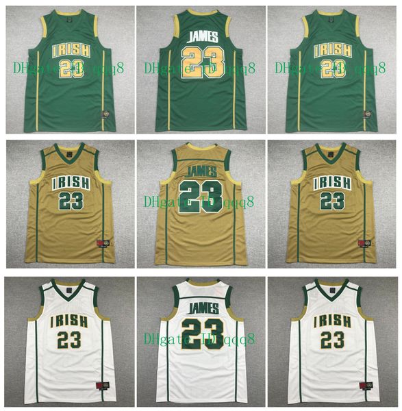 #23 james jersey st vincent mary irish high school jersey basketball jerseys, Black
#23 james jersey st vincent mary irish high school jersey basketball jerseys, Black