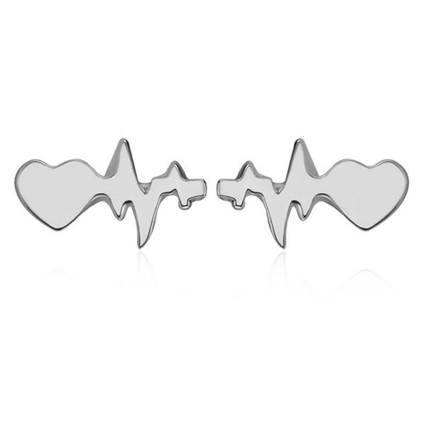 stud creative ear studs stylish heartbeat earrings for women heart electrocardiogram men statement minimalist jewellery gift, Golden;silver
stud creative ear studs stylish heartbeat earrings for women heart electrocardiogram men statement minimalist jewellery gift, Golden;silver