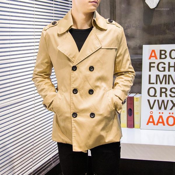 men's trench coats fashion trend men's double-row button windswear three colors -xxl sizes warm mid-long all-cotton quality coat, Tan;black
men's trench coats fashion trend men's double-row button windswear three colors -xxl sizes warm mid-long all-cotton quality coat, Tan;black