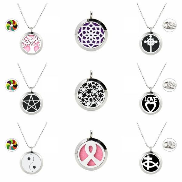 pendant necklaces diffuser necklace 316l stainless steel 25mm aroma essential oil locket flower ribbon twist screw 10pad, Silver
pendant necklaces diffuser necklace 316l stainless steel 25mm aroma essential oil locket flower ribbon twist screw 10pad, Silver