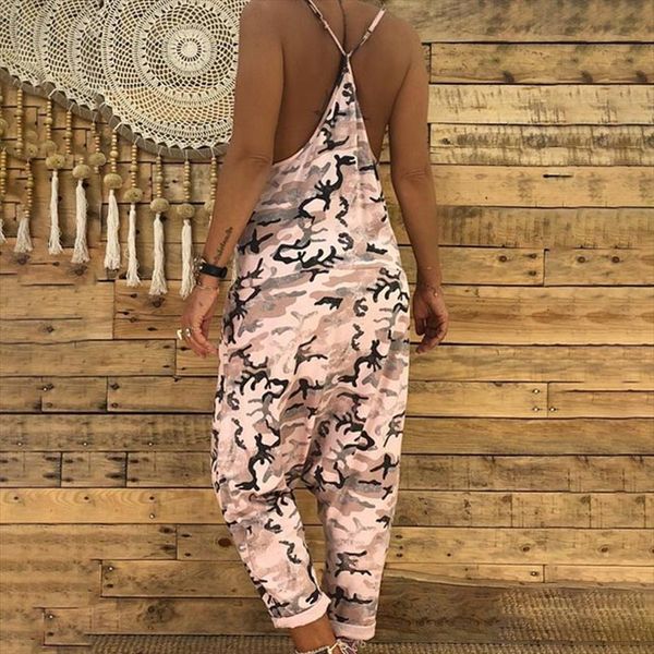 womens camouflage loose jumpsuits spaghetti strap lace up ladies beach harem pants 2020 summer casual female rompers plus size, Black;white
womens camouflage loose jumpsuits spaghetti strap lace up ladies beach harem pants 2020 summer casual female rompers plus size, Black;white