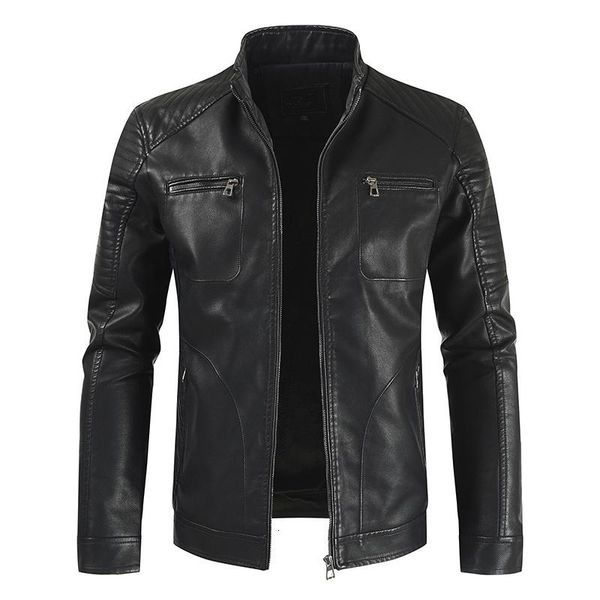 men's fur & faux men outwear fashion motor bike leather jacket 2021 spring vintage casual style fleece jackets coat, Black
men's fur & faux men outwear fashion motor bike leather jacket 2021 spring vintage casual style fleece jackets coat, Black