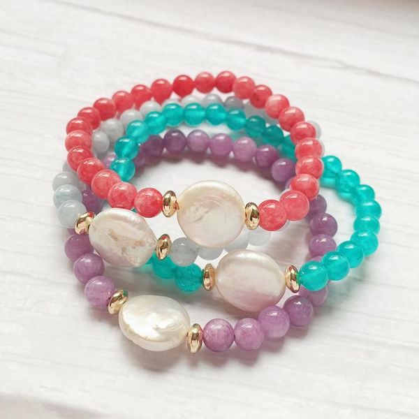charm bracelets natural freshwater pearl strand coin baroque charms purple blue amazonite stone beaded female girls, Golden;silver
charm bracelets natural freshwater pearl strand coin baroque charms purple blue amazonite stone beaded female girls, Golden;silver