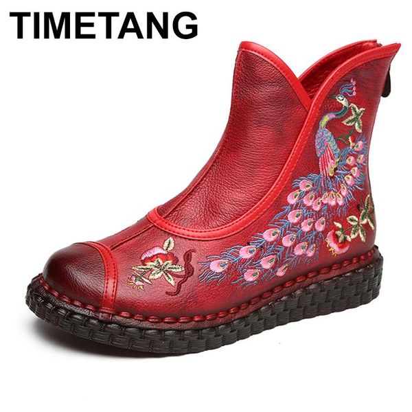 boots timetangvintage embroidery ankleboots winter for women genuine leather handmade warm totem fashion bootse1118, Black
boots timetangvintage embroidery ankleboots winter for women genuine leather handmade warm totem fashion bootse1118, Black