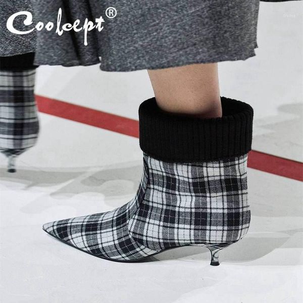 coolcept real leather women ankle boots pointed toe patchwork fashion party shoes women warm casual footwear size 34-431, Black
coolcept real leather women ankle boots pointed toe patchwork fashion party shoes women warm casual footwear size 34-431, Black