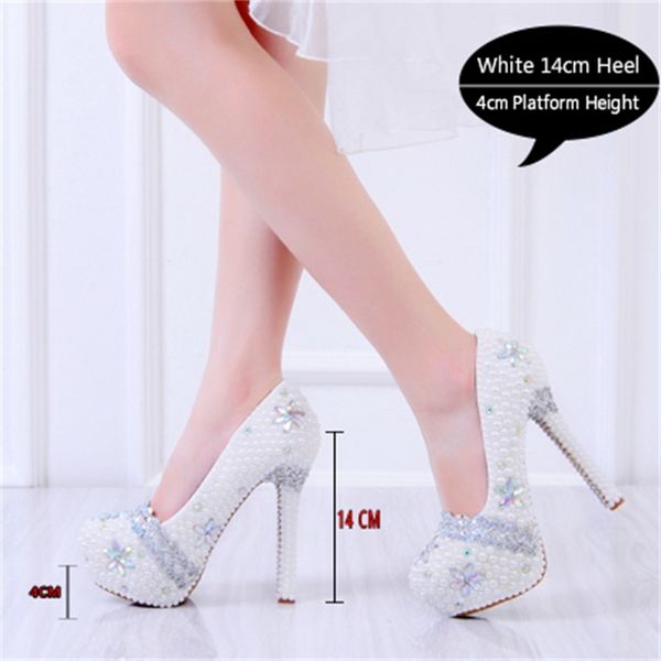 women wedding pearl nuptial crystal party white bombs two inches super high heels round toe shoes lady size platform ygue, Black
women wedding pearl nuptial crystal party white bombs two inches super high heels round toe shoes lady size platform ygue, Black