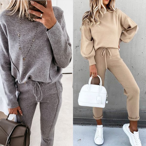 spring women sweatshirt+pants two piece set women jogging suit female drawstring pocket autumn women sportswear pants sets c0122, Gray
spring women sweatshirt+pants two piece set women jogging suit female drawstring pocket autumn women sportswear pants sets c0122, Gray