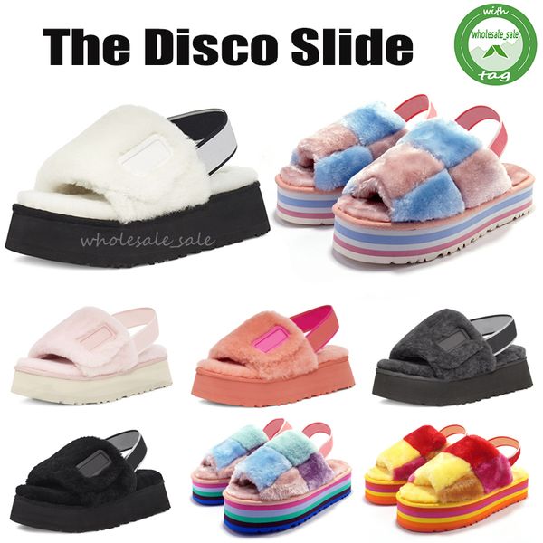 2021 women pantoufle slipper fur disco slippers fur rainbow disco checker slide slides platform sliders sandals hausschuhe thick bottom, Black
2021 women pantoufle slipper fur disco slippers fur rainbow disco checker slide slides platform sliders sandals hausschuhe thick bottom, Black