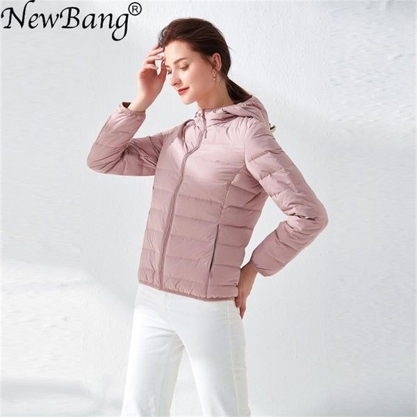 newbang women's jackets ultra light duck down women matt fabric lightweight coat hooded female windbreaker parka plus coats y201012, Black
newbang women's jackets ultra light duck down women matt fabric lightweight coat hooded female windbreaker parka plus coats y201012, Black
