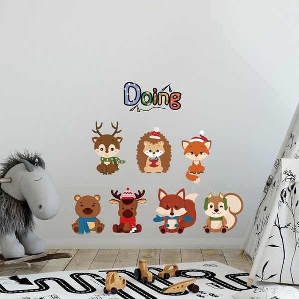 wall stickers tofok cartoon animal squirrel hedgehog fawn sticker bedroom living room children's creative decoration
wall stickers tofok cartoon animal squirrel hedgehog fawn sticker bedroom living room children's creative decoration