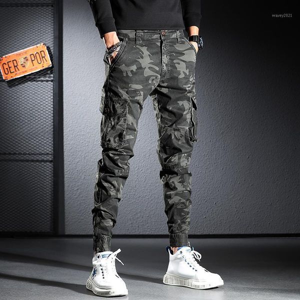 men's pants autumn men's camouflage overalls trousers and slim feet korean trend1, Black
men's pants autumn men's camouflage overalls trousers and slim feet korean trend1, Black