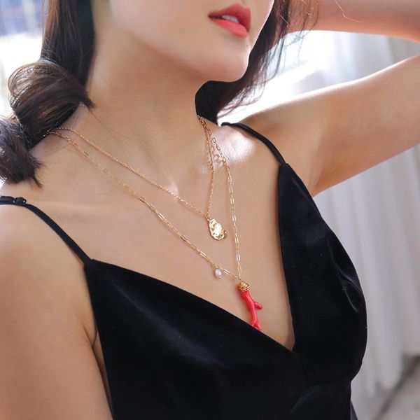 natural red coral branch pendant necklace with 3 multi-layer pearl lady natural 10mm freshwater pearl pendant necklace for women, Silver
natural red coral branch pendant necklace with 3 multi-layer pearl lady natural 10mm freshwater pearl pendant necklace for women, Silver