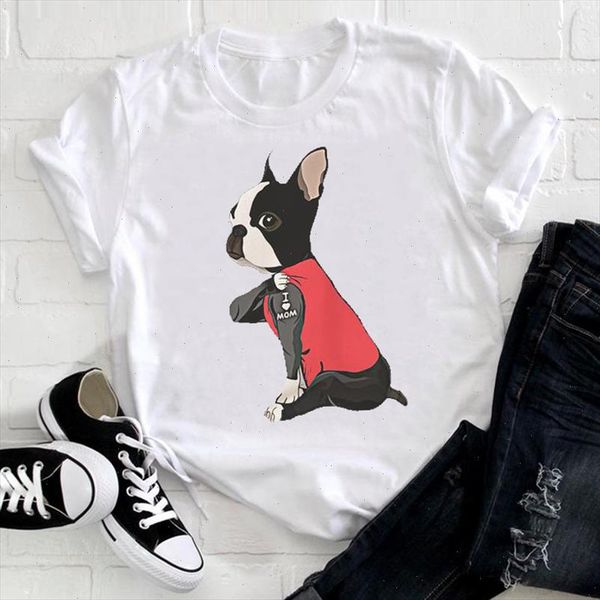 women cute dog mom funny fashion kawaii clothing cartoon animal 90s clothes ladies graphic print tee tshirt female t shirt, White
women cute dog mom funny fashion kawaii clothing cartoon animal 90s clothes ladies graphic print tee tshirt female t shirt, White