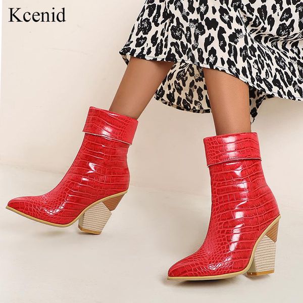 boots kcenid autumn winter women pu leather wedge high heel ankle vintage shoes for pointed toe cowboy western, Black
boots kcenid autumn winter women pu leather wedge high heel ankle vintage shoes for pointed toe cowboy western, Black