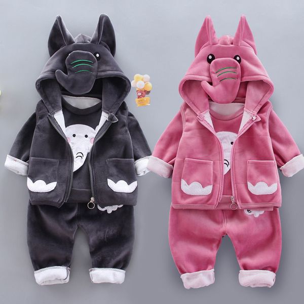 boys and girls 1 2 sweater 3 years old plush thickening 3-piece suit 4 winter baby children's clothing pure cotton, White
boys and girls 1 2 sweater 3 years old plush thickening 3-piece suit 4 winter baby children's clothing pure cotton, White