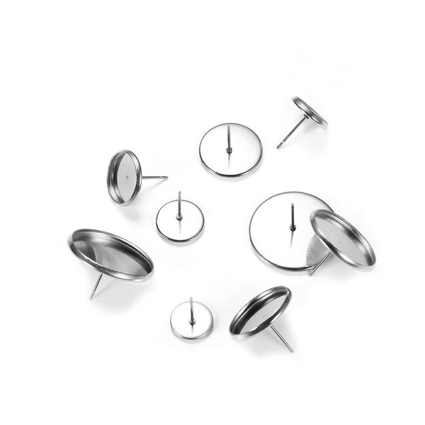 20pcs/lot 6mm - 25mm stainless steel blank earring base findings cabochon cameo settings bezel tray for jewelry making supplies q sqccfx, Black
20pcs/lot 6mm - 25mm stainless steel blank earring base findings cabochon cameo settings bezel tray for jewelry making supplies q sqccfx, Black