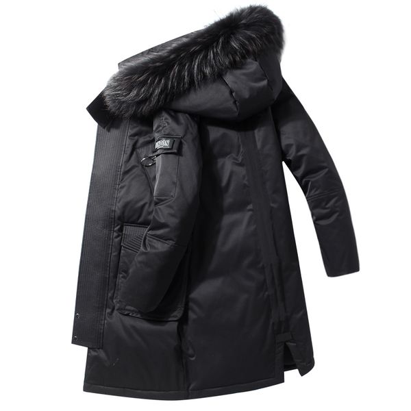 2021 Clothes White Down with Hood to Men High-quality Winter Thick Coats T08K, Black
2021 Clothes White Down with Hood to Men High-quality Winter Thick Coats T08K, Black