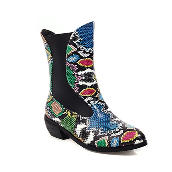 2021 the new casual style round toe ankle color matching serpentine black apricot heels medium thick motorcycle boots women's shoes spt
2021 the new casual style round toe ankle color matching serpentine black apricot heels medium thick motorcycle boots women's shoes spt