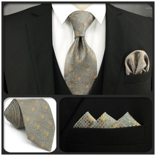 e33 orange grey abstract silk men neckties set wedding classic ties for male dress fashion hanky extra long size1, Black;gray
e33 orange grey abstract silk men neckties set wedding classic ties for male dress fashion hanky extra long size1, Black;gray