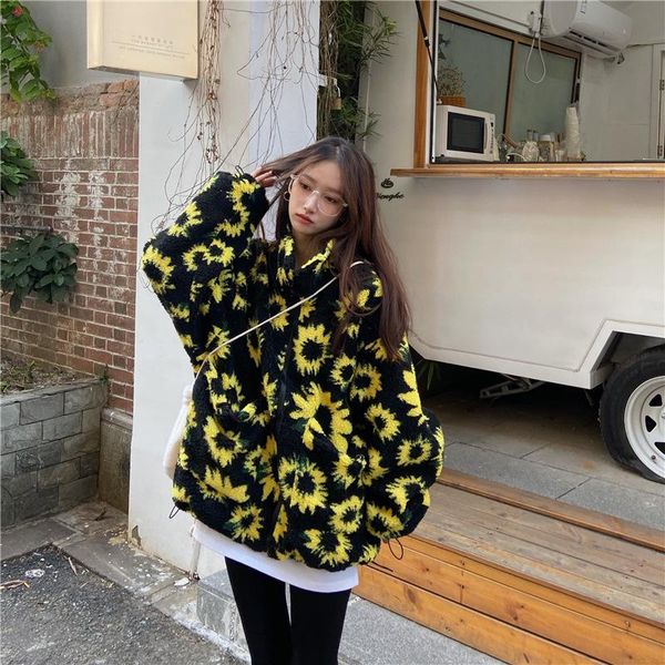 winter jacket women 2020 sunflower faux lamb fur coat warm thick fashion loose plush ladies coat faux fur jacket teddy, Black
winter jacket women 2020 sunflower faux lamb fur coat warm thick fashion loose plush ladies coat faux fur jacket teddy, Black