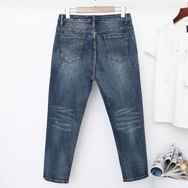 spring autumn high waist boyfriend for women trousers denim harem pants jeans woman plus size pantalones mujer vaqueros y200417, Blue
spring autumn high waist boyfriend for women trousers denim harem pants jeans woman plus size pantalones mujer vaqueros y200417, Blue