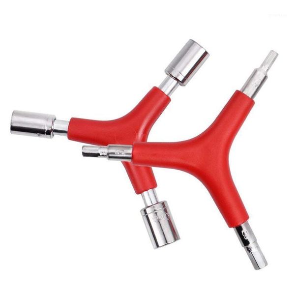 2 pieces / set s size 4/5/6/8/9/10 mm bicycle of the bicycle 3-way (y-type) hex key1
2 pieces / set s size 4/5/6/8/9/10 mm bicycle of the bicycle 3-way (y-type) hex key1