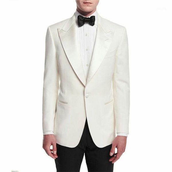 wide peaked lapel mens wedding suits pants ivory tuxedo groom wear costume homme mariage 2piece jacket blazer terno masculino1, White;black
wide peaked lapel mens wedding suits pants ivory tuxedo groom wear costume homme mariage 2piece jacket blazer terno masculino1, White;black