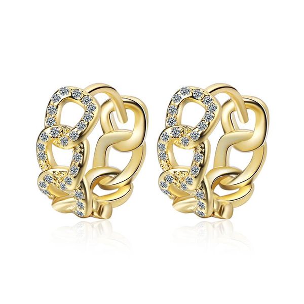 women's new fashion fresh chain hoop earrings dazzling crystal golden/white bridal hoops earring stud trendy ear piercing gift, Golden;silver
women's new fashion fresh chain hoop earrings dazzling crystal golden/white bridal hoops earring stud trendy ear piercing gift, Golden;silver