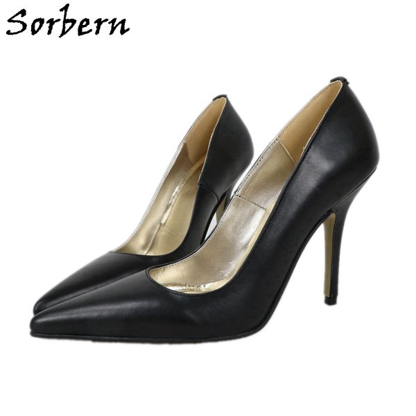 sorbern comfort 10cm heel shoes women real image slip on ol shoes stilettos high heels size 11 pointed toe heels crossdresser, Black
sorbern comfort 10cm heel shoes women real image slip on ol shoes stilettos high heels size 11 pointed toe heels crossdresser, Black