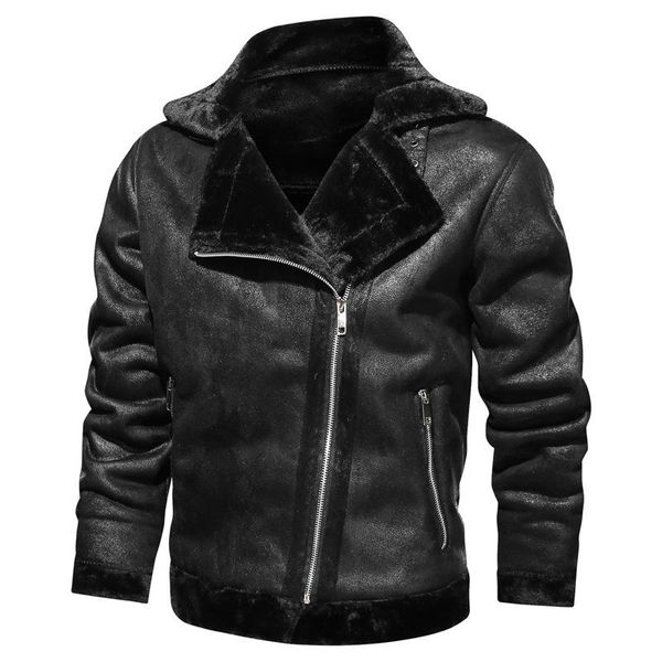 faux fur coat men vintage winter leather jacket retro fur lined jacket motorcycle chaqueta moto hombre warm windbreaker, Black
faux fur coat men vintage winter leather jacket retro fur lined jacket motorcycle chaqueta moto hombre warm windbreaker, Black