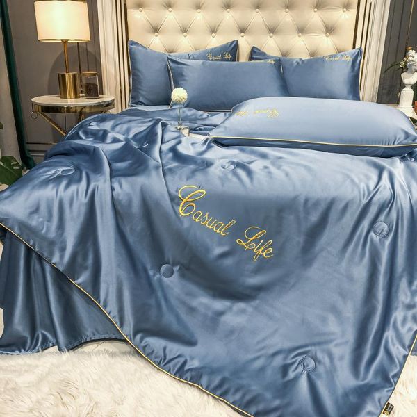 washed silk solid colors embroidery summer air condition quilt for home sofa beding super soft breathable non-slip cool quilts
washed silk solid colors embroidery summer air condition quilt for home sofa beding super soft breathable non-slip cool quilts
