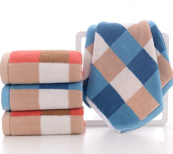 pure cotton towel thickened absorbent soft towels gifts plaid stripe pattern face towel 4 colors 75*35cm
pure cotton towel thickened absorbent soft towels gifts plaid stripe pattern face towel 4 colors 75*35cm