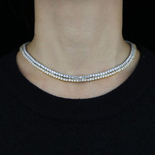 chokers wholesale fashion iced out bling 3mm crystal rhinestone choker necklaces women men wedding charm tennis chain jewelry, Golden;silver
chokers wholesale fashion iced out bling 3mm crystal rhinestone choker necklaces women men wedding charm tennis chain jewelry, Golden;silver