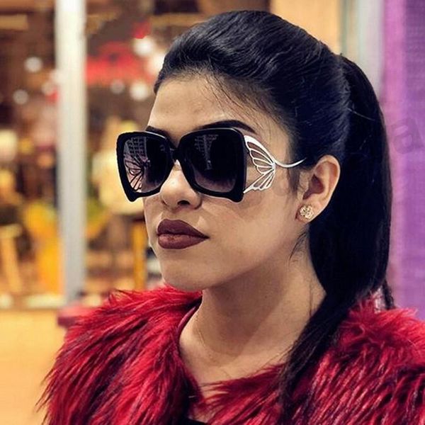 sunglasses butterfly cat eye women fashion gradient black pink big frame sun glasses female chic eyewear oculos feminino, White;black
sunglasses butterfly cat eye women fashion gradient black pink big frame sun glasses female chic eyewear oculos feminino, White;black