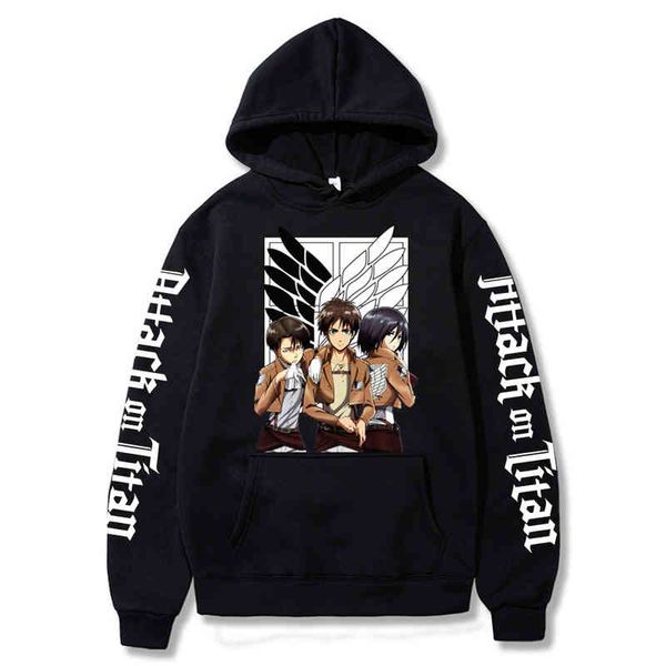 anime attack on titan fashion sweatshirt casual sweatshirts hoodie streetwear harajuku men women long sleeve clothes, Black
anime attack on titan fashion sweatshirt casual sweatshirts hoodie streetwear harajuku men women long sleeve clothes, Black