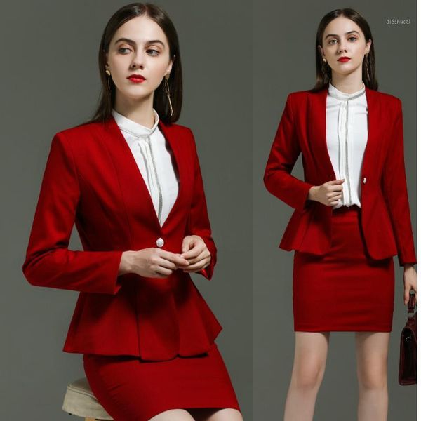 business wear women blazer and skirt set suit autumn new elegant long-sleeved ruffle slim red jacket and skirt costume female1, White
business wear women blazer and skirt set suit autumn new elegant long-sleeved ruffle slim red jacket and skirt costume female1, White