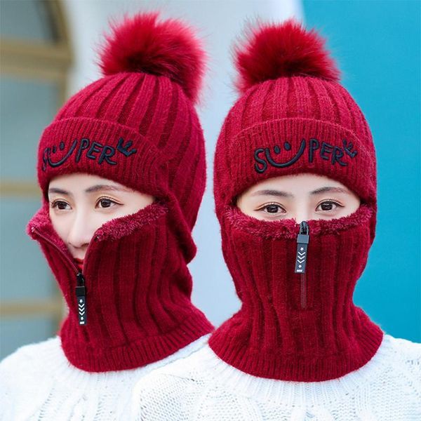 winter hats set women knitted wool hat mask lady warm velvet thick cycling beanies skullies hat female collar jumper caps, Blue;gray
winter hats set women knitted wool hat mask lady warm velvet thick cycling beanies skullies hat female collar jumper caps, Blue;gray