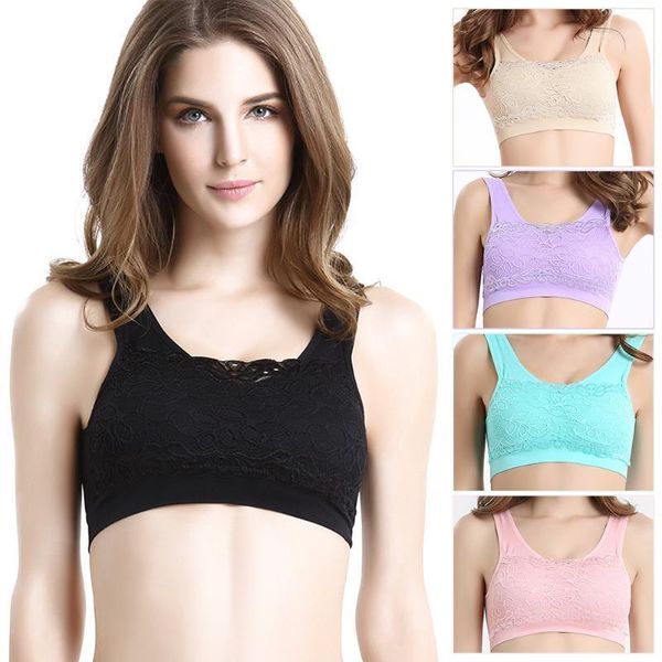 bras women fashion lace sports bra comfort fitness vest bralette bralet female bras1, Red;black
bras women fashion lace sports bra comfort fitness vest bralette bralet female bras1, Red;black