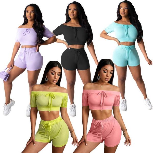 drawstring workout matching set women strapless crop and bodycon shorts two piece sets casual streetwear tracksuits, White;black
drawstring workout matching set women strapless crop and bodycon shorts two piece sets casual streetwear tracksuits, White;black