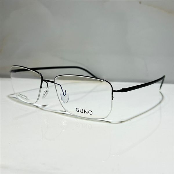 suno bl021 optical eyeglasses for retro style anti-blue light lens plate square titanium frame with box, White;black
suno bl021 optical eyeglasses for retro style anti-blue light lens plate square titanium frame with box, White;black