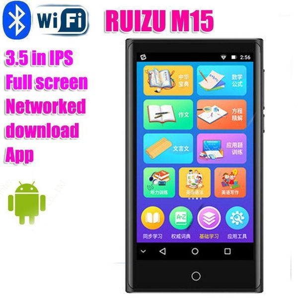 ruizu m15mp4 wifi bluetooth full touch 3.5inch ips screen mp3 player can get to the internet fm radio video player1
ruizu m15mp4 wifi bluetooth full touch 3.5inch ips screen mp3 player can get to the internet fm radio video player1