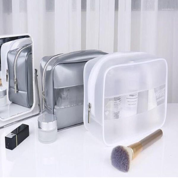 large capacity travel storage bag stitching waterproof pvc cosmetic bag transparent makeup organizer bags case pouch1
large capacity travel storage bag stitching waterproof pvc cosmetic bag transparent makeup organizer bags case pouch1