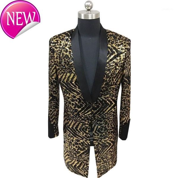 night leopard dj club singer black collar men's coat, suit plus 5 × 11, White;black 
night leopard dj club singer black collar men's coat, suit plus 5 × 11, White;black