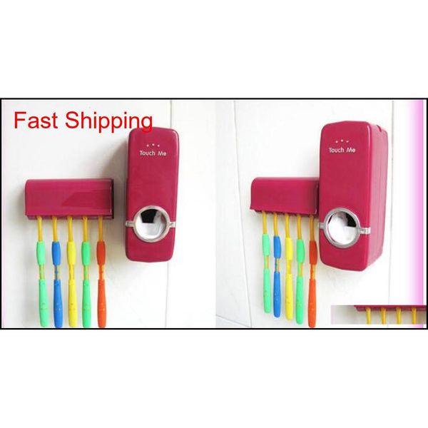 new matic toothpaste dispenser toothbrush holder sets,toothbrush family sets white qyluro bde_luck 
new matic toothpaste dispenser toothbrush holder sets,toothbrush family sets white qyluro bde_luck